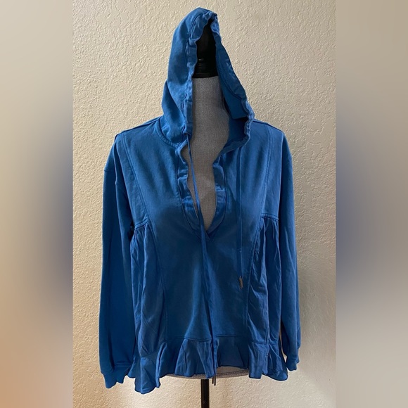 By Anthropologie The Sapphire Hoodie size XXS - Picture 2 of 12